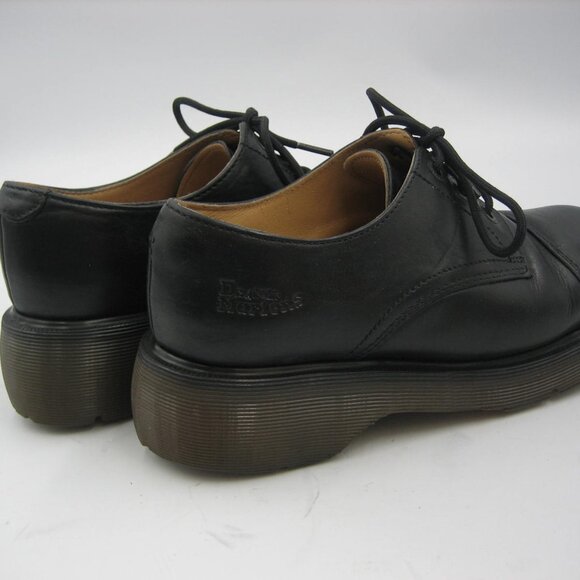 Dr. Martens Vintage Black Leather Derby Oxford 8309 England Women’s UK 6 US 8 - Picture 6 of 13